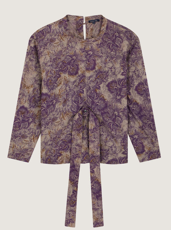 soeur Tapioka Blouse - Chestnut/Violet | Garmentory