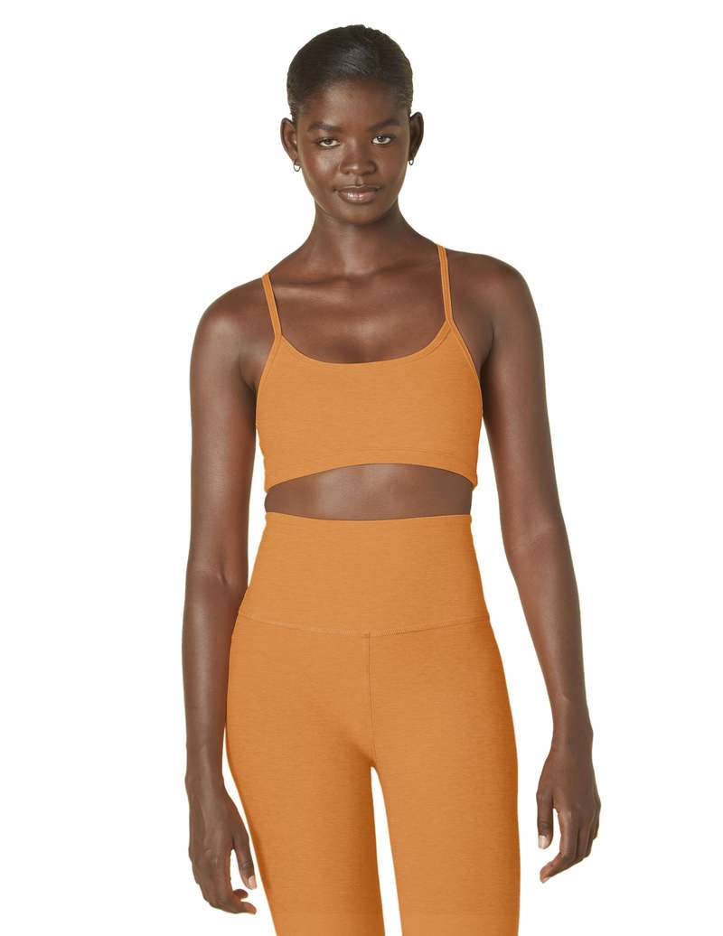 ★2025SS新作★glowny★MELLOW SCOOP BRA SKIMS - FITS EVERYBODY Scoop Neck Bra in Ochre -Large -NWT