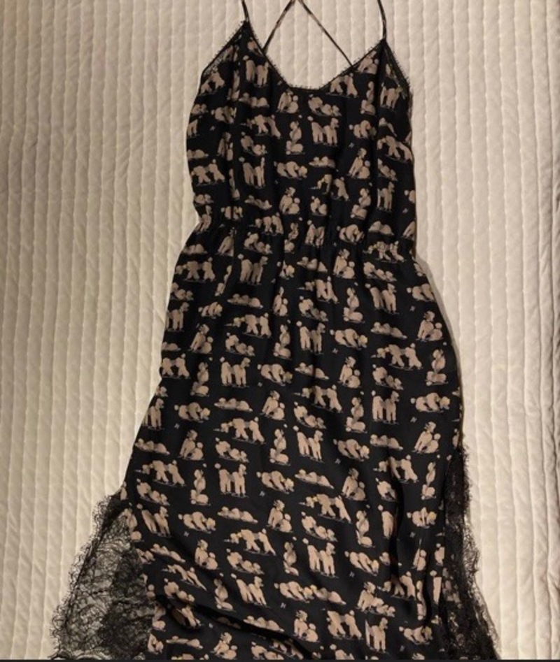 Poodle Print Dress