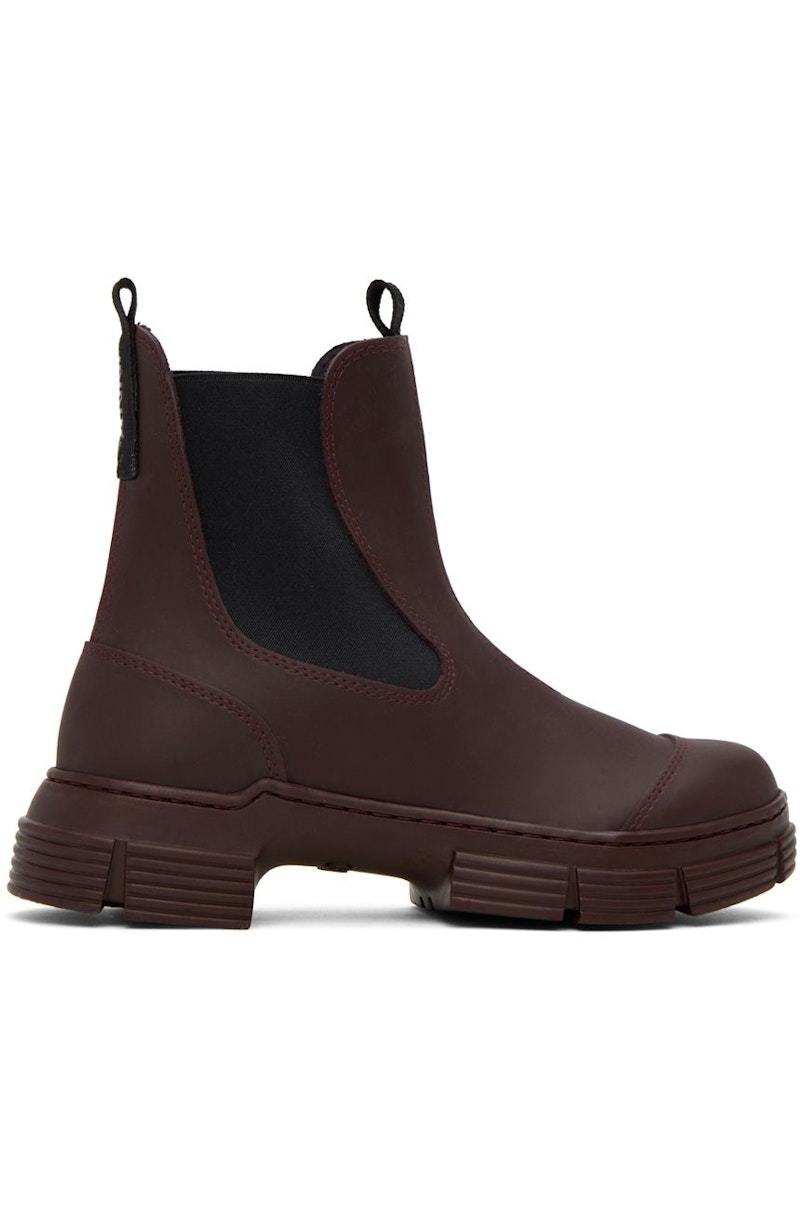 ガニー GANNI 36 Recycled Rubber City Boot Ganni City Boot in Black | REVOLVE