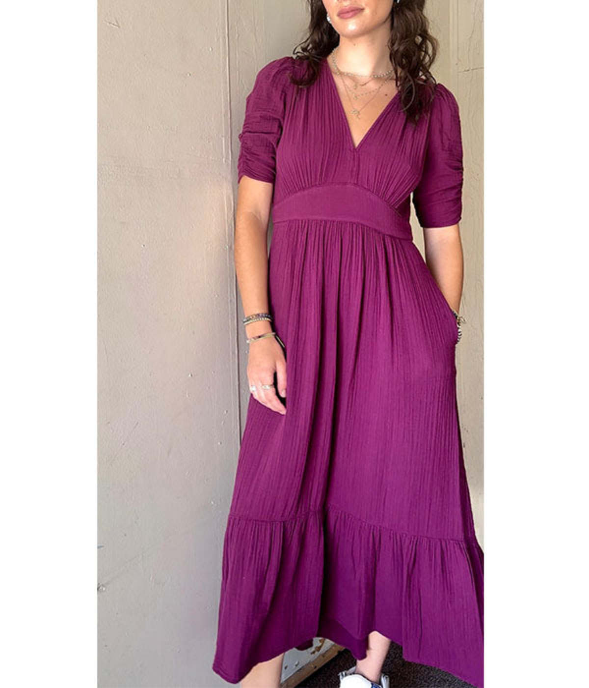 Brinley Dress - Plum | Garmentory