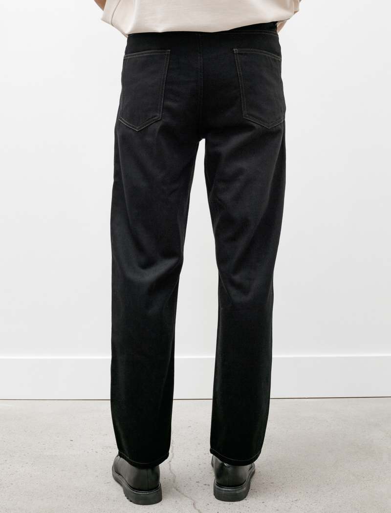 Lemaire Curved 5 Pocket Pants - Black | Garmentory