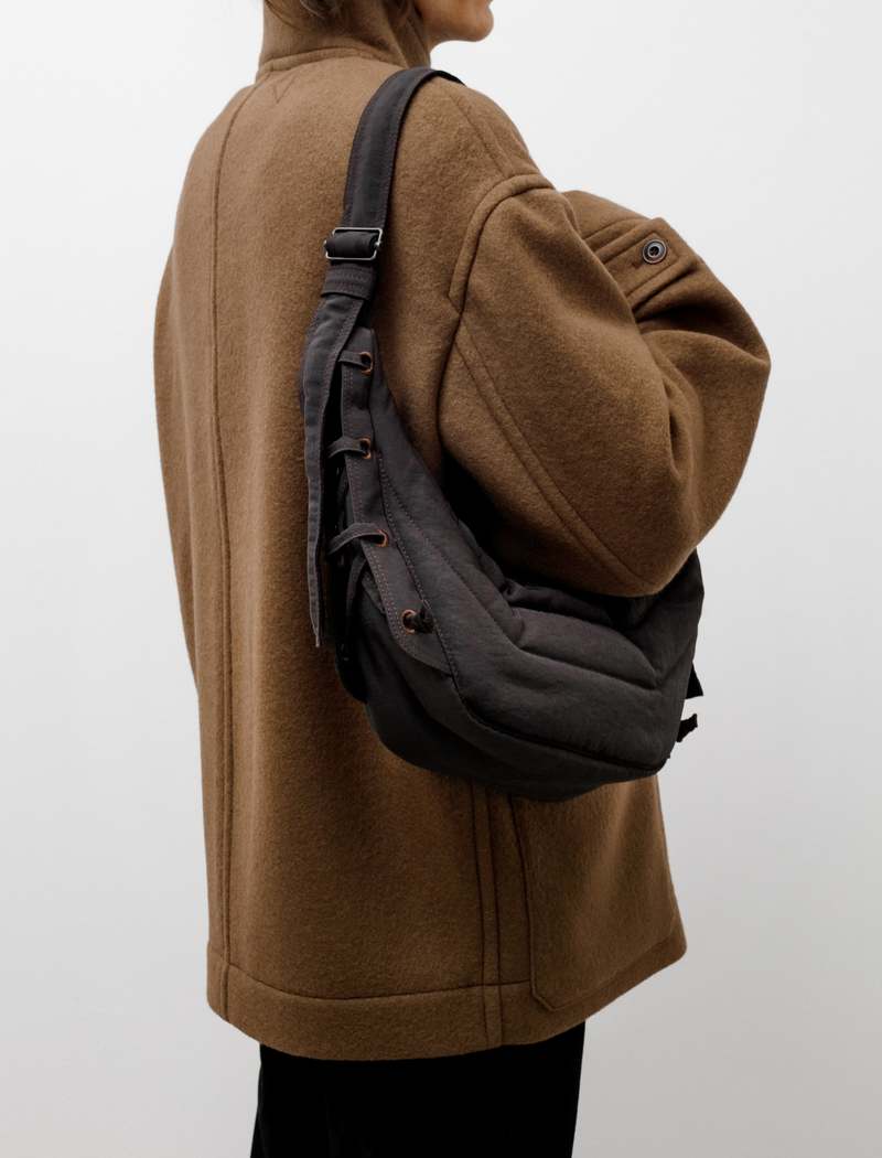 【正規品】MEDIUM SOFT GAME BAG　DARK CHOCOLATE Lemaire - Medium Soft Game Bag in Dark Chocolate – Stoy