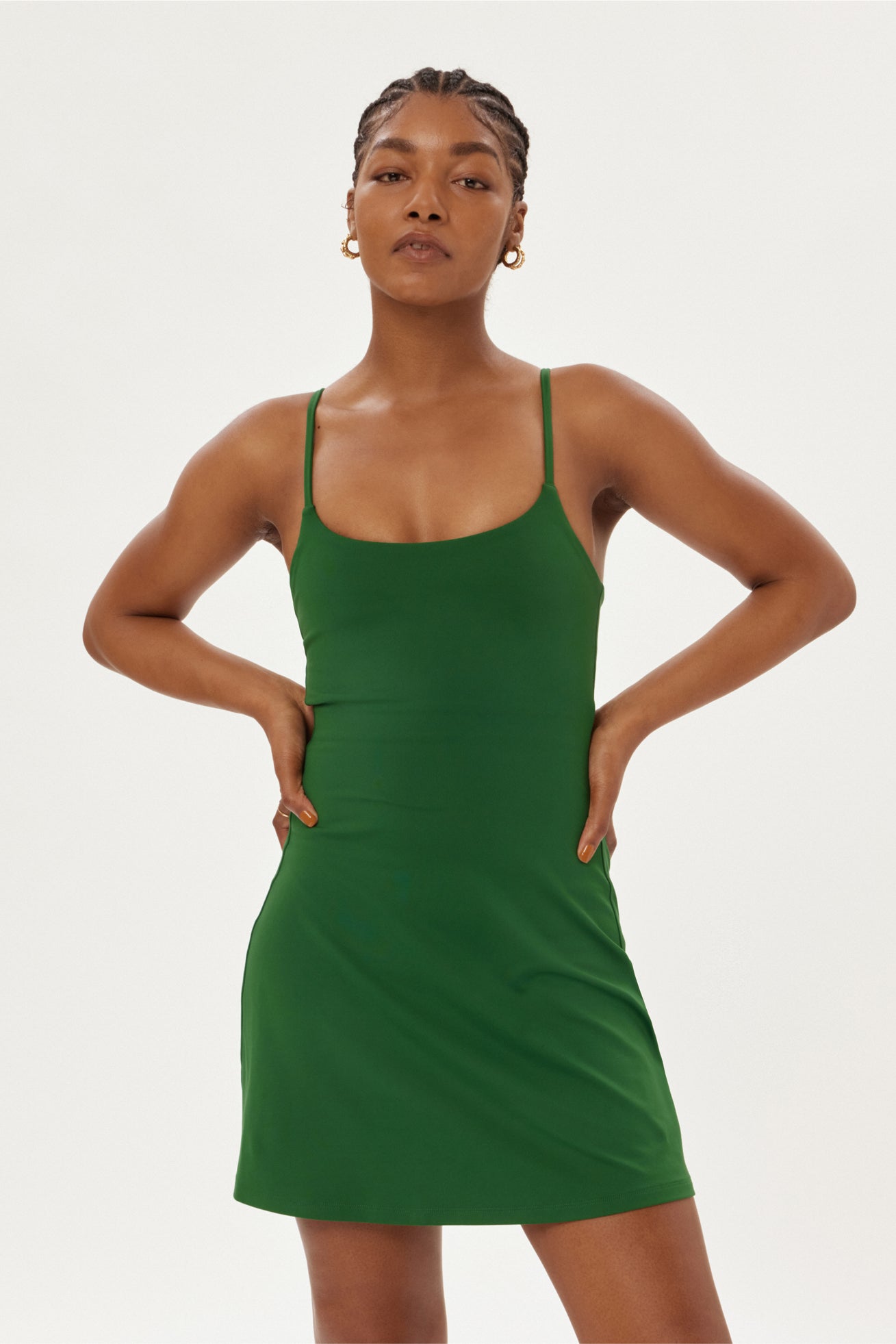 Girlfriend Collective Amazon Juliet Dress - Green | Garmentory