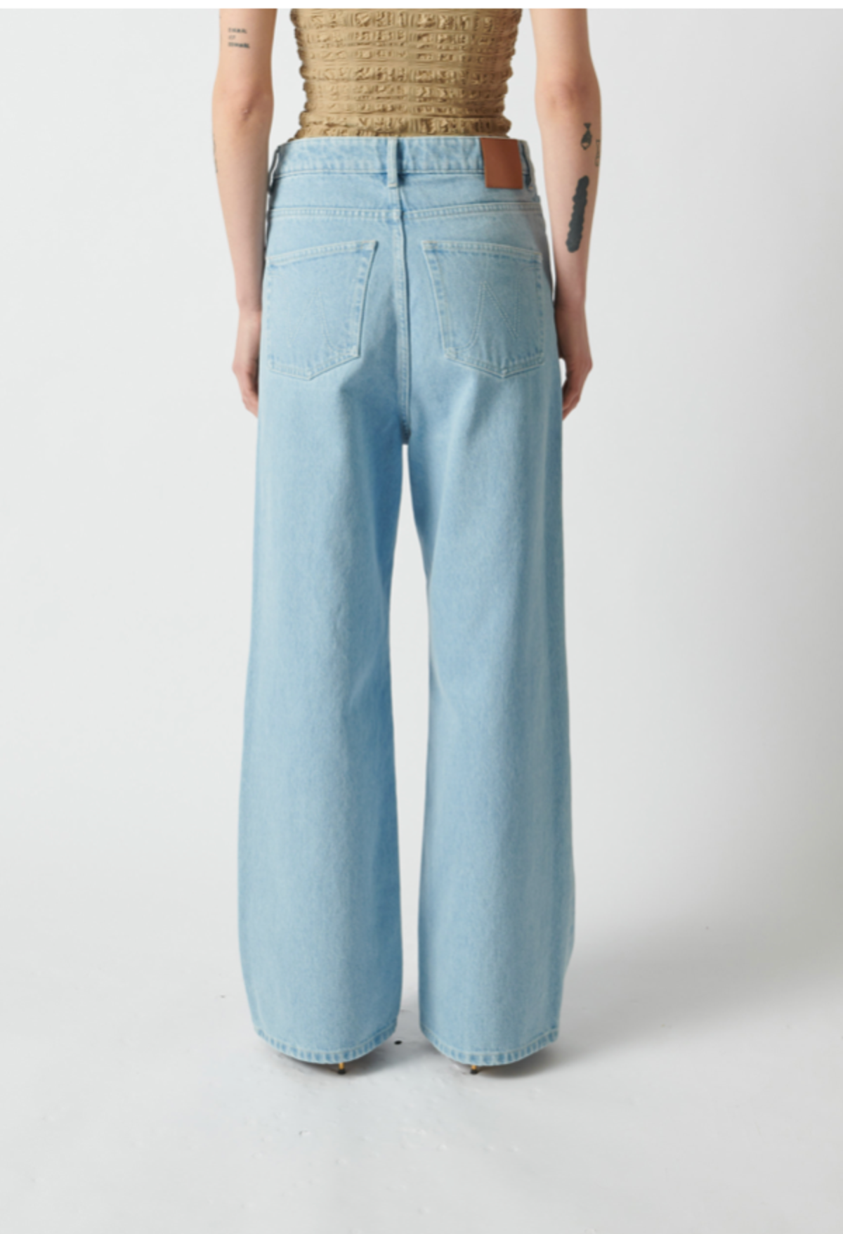 Nanushka Josine Denim Pants - Sunbleach | Garmentory