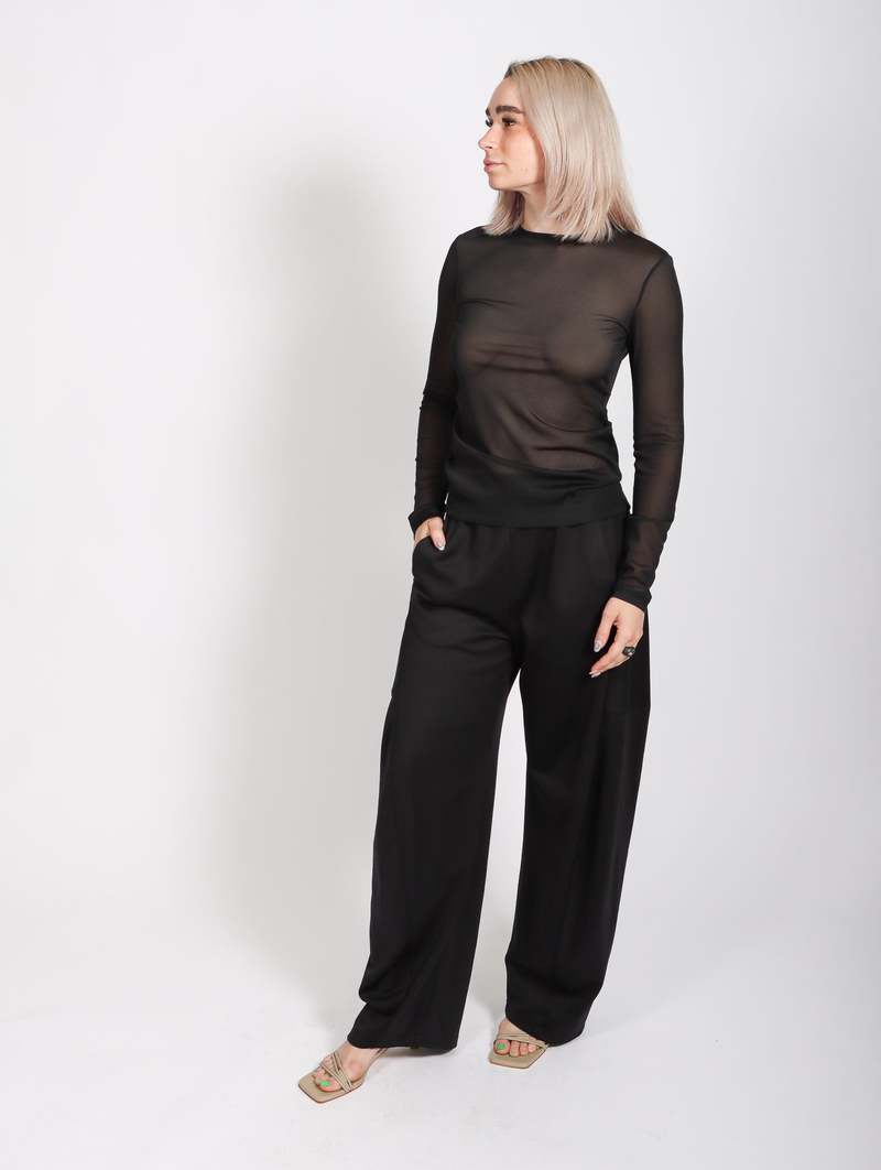 新品未使用 TIBI/ティビSHEER GAUZE LONGSLEEVE TOP Sheer Gauze Long Sleeve Top With Pintuck Detail – Tibi Official