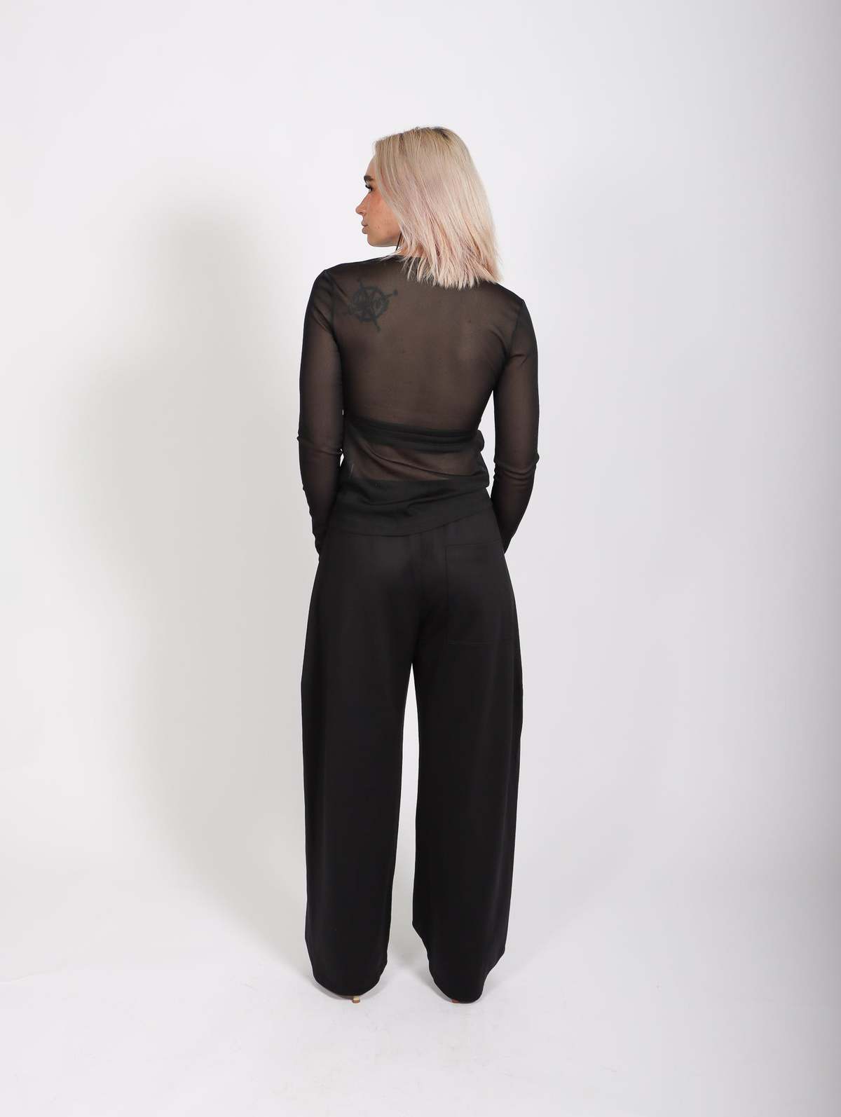 新品未使用 TIBI/ティビSHEER GAUZE LONGSLEEVE TOP Sheer Gauze Long Sleeve Top With Pintuck Detail – Tibi Official