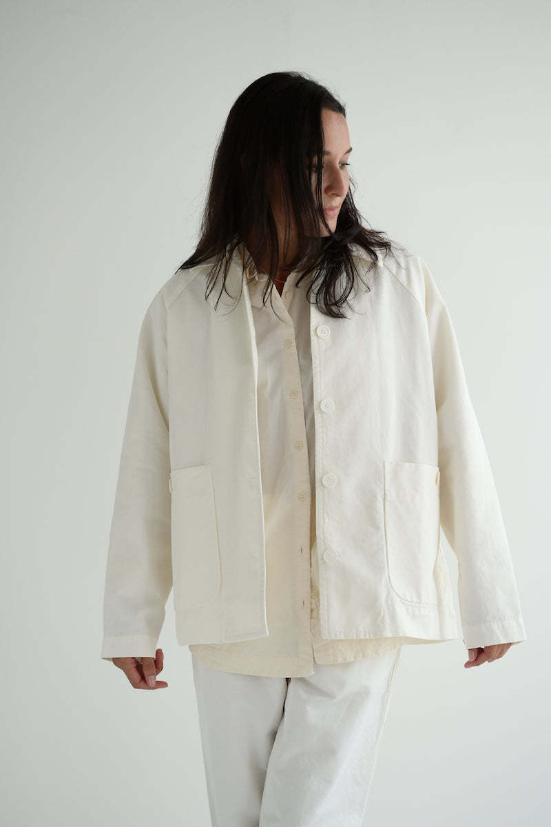 Casey Casey Rotty Jacket Twill Nylon Ivory – Neighbour
