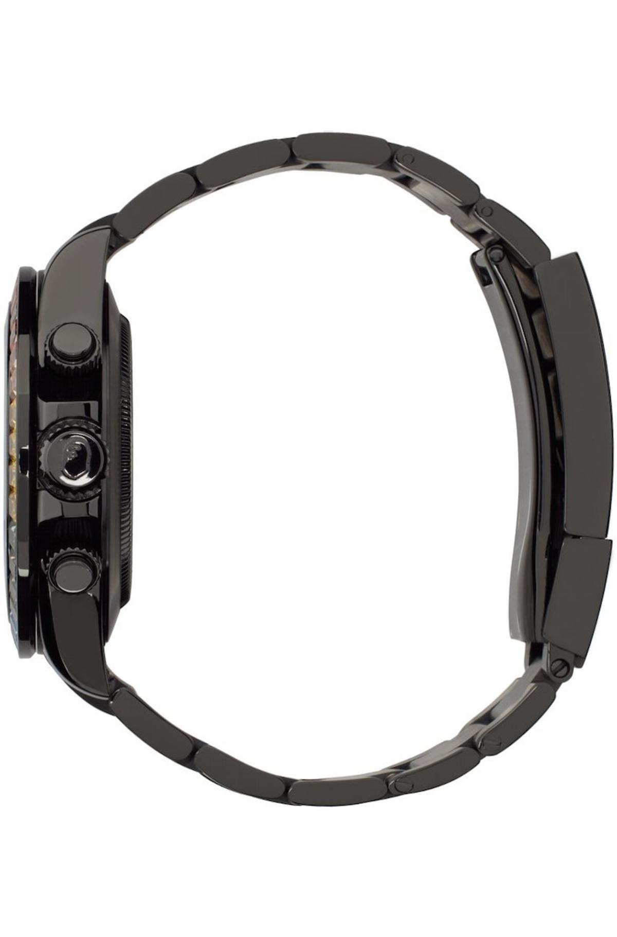 Bape Type 4 Crystal Stone Watch - Black | Garmentory