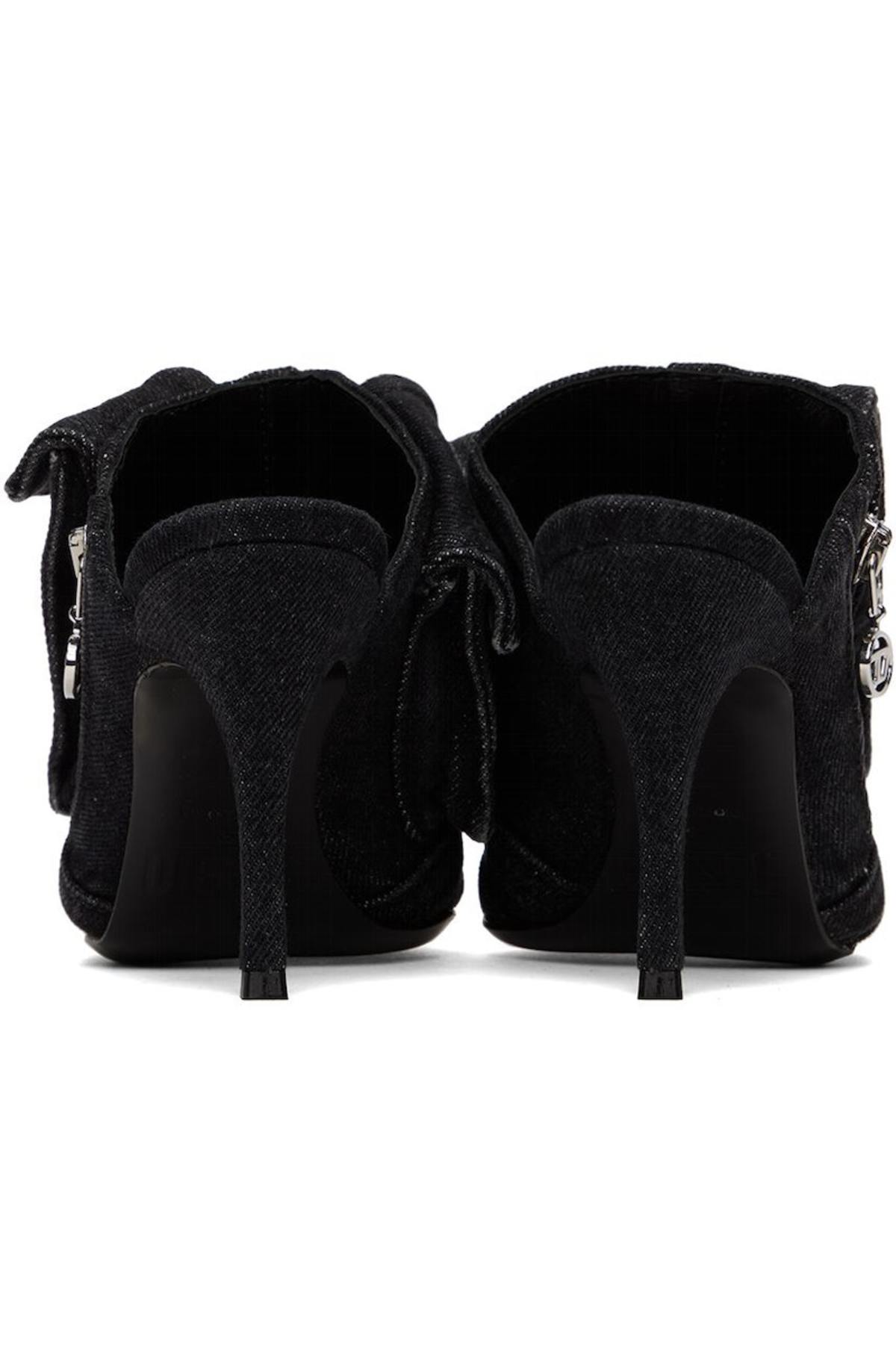 DIESEL D Venus Pocket ML Mules - Black | Garmentory