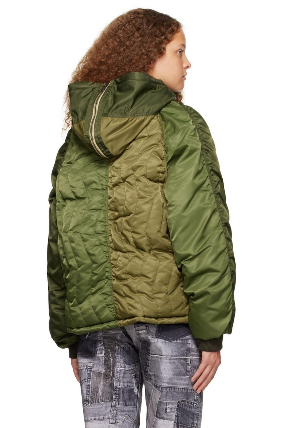 【ANDERSSON BELL】UNISEX N2B BOMBER JACKET awa566u Andersson Bell Unisex N2B Bomber Jacket 'Khaki'