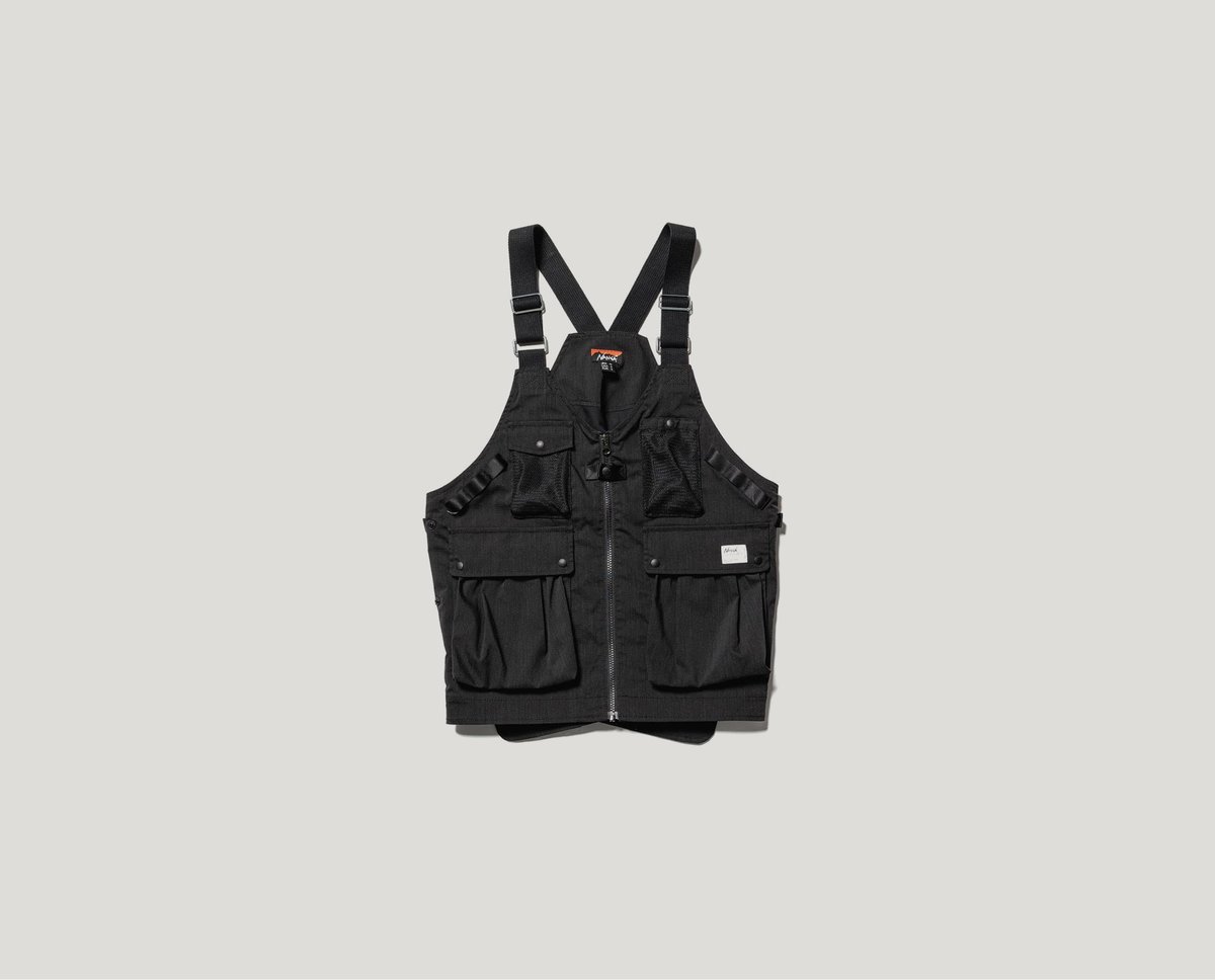 Nanga Takibi Ripstop Field Vest - Black | Garmentory