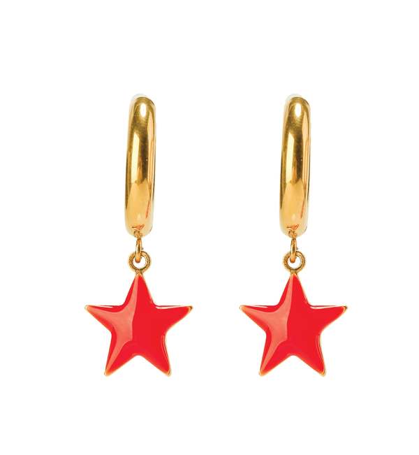 MATTER MATTERS Shining Star Earring - Red/Pink