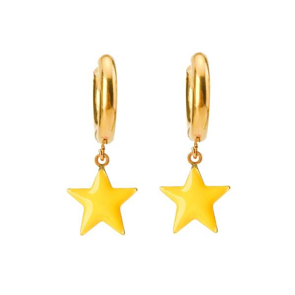 MATTER MATTERS Shining Star Earring - Yellow/Orange