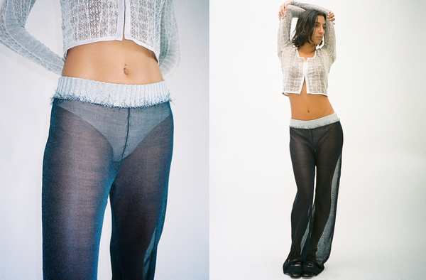 GAUNLETT CHENG TRANSPARENT TROUSERS GAUNLETT CHENG TRANSPARENT TROUSERS