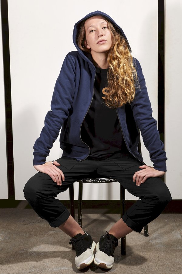 Unisex Basus Sweat Hoodie - Navy Unisex Basus Sweat Hoodie - Navy