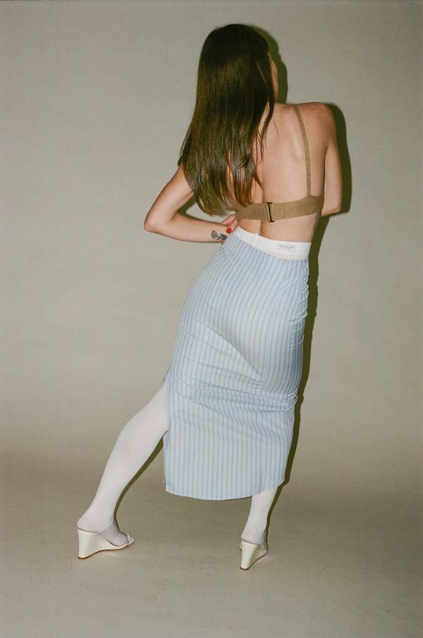 Maria la Rosa Lycra Tights White Garmentory