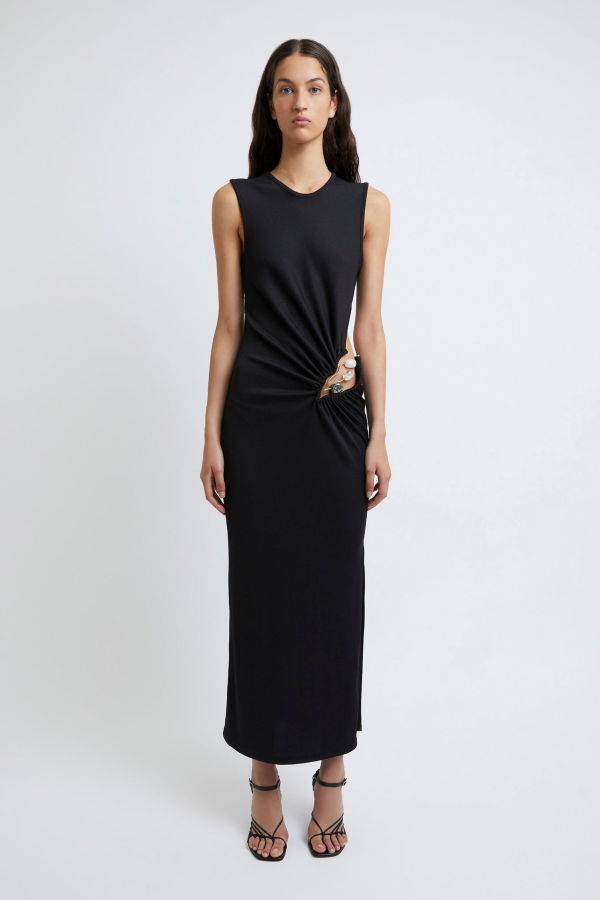 Christopher Esber Folia Float Buckle Tank Dress