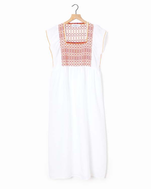 sachin and babi light blue dress Wholesale EMBROIDERED CUT OUT MIDI DRESS for your store main image 0