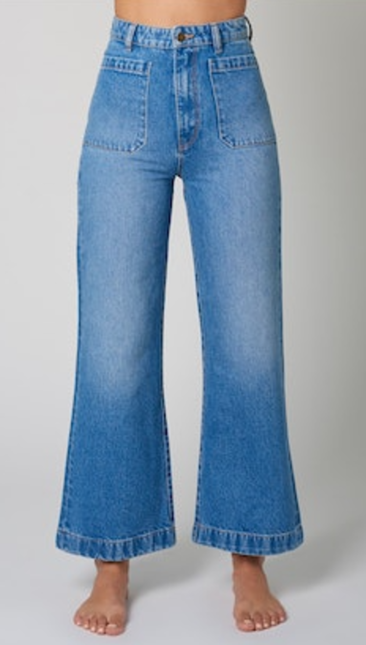 新品　ROLLA'S SAILOR RECYCLED AZURE BLUE Rolla's | Sailor Recycled Azure Blue in Mid Vintage Blue