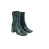 The Mix Shoes & Accessories Silent D Carina Bootie - Green Croc - Thumbnail 6