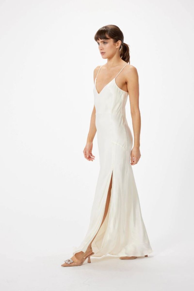 Sophie Rue Ella Satin Dress - Ivory Sophie Rue Ella Satin Dress - Ivory