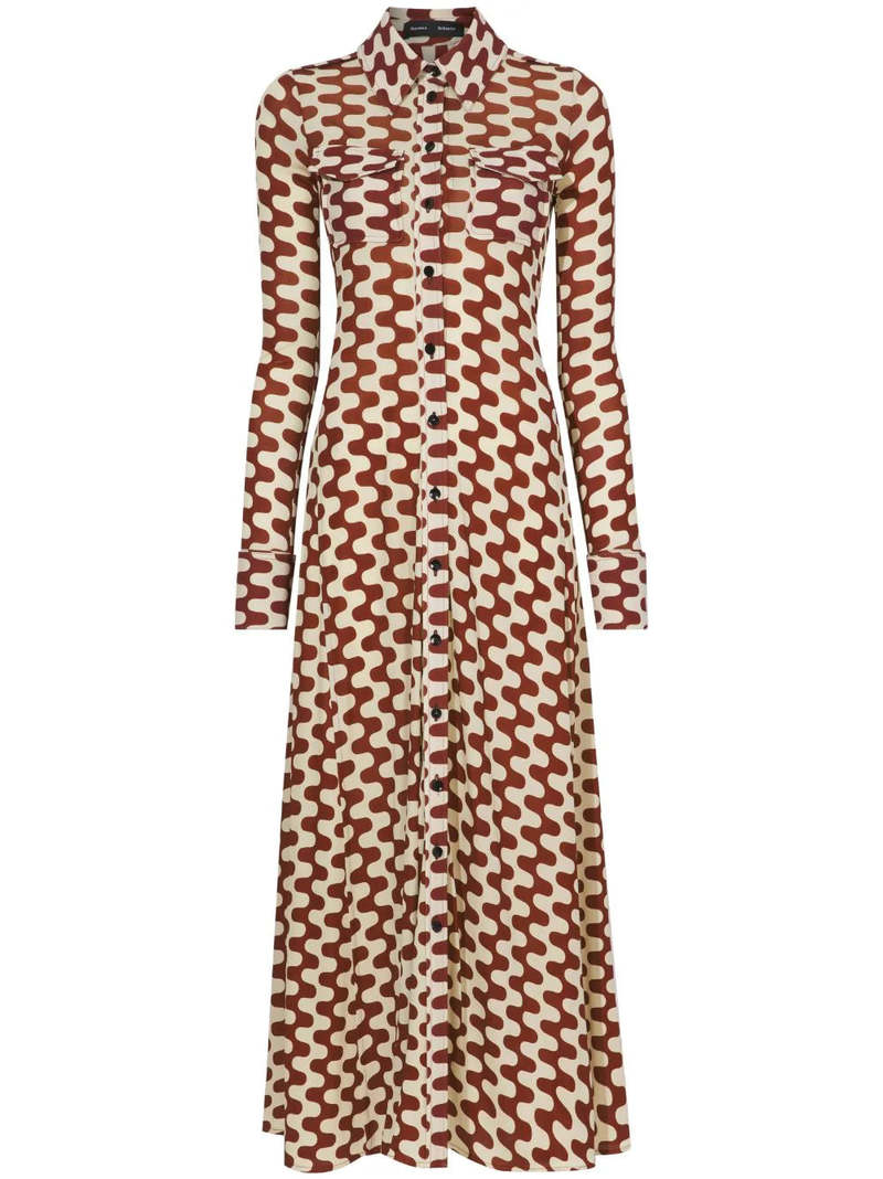proenza schouler shirt dress Proenza Schouler White Label Women's Kenzie Linen and Cotton Dress - Purple - Size 0