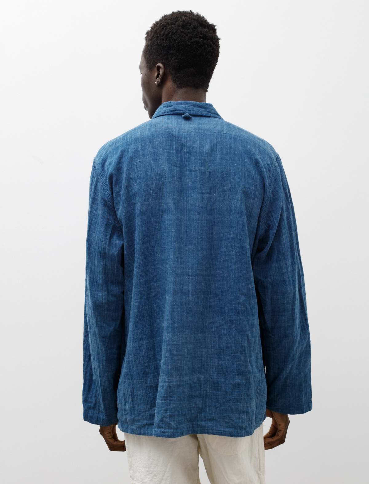 Oliver Church Handwoven Linen Check Industrial Over Shirt | Garmentory