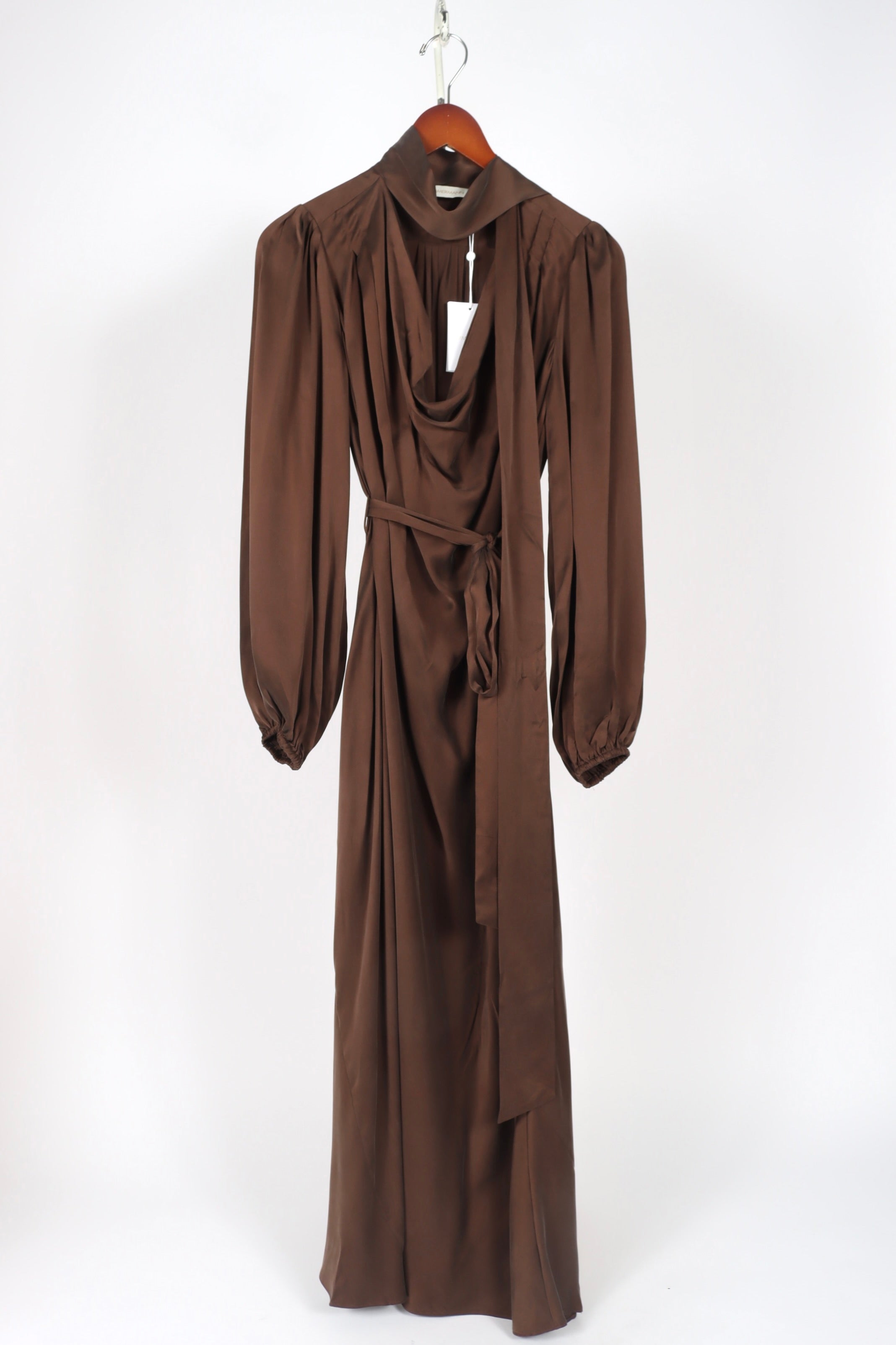Zimmermann Silk Billow Dress - Chocolate | Garmentory