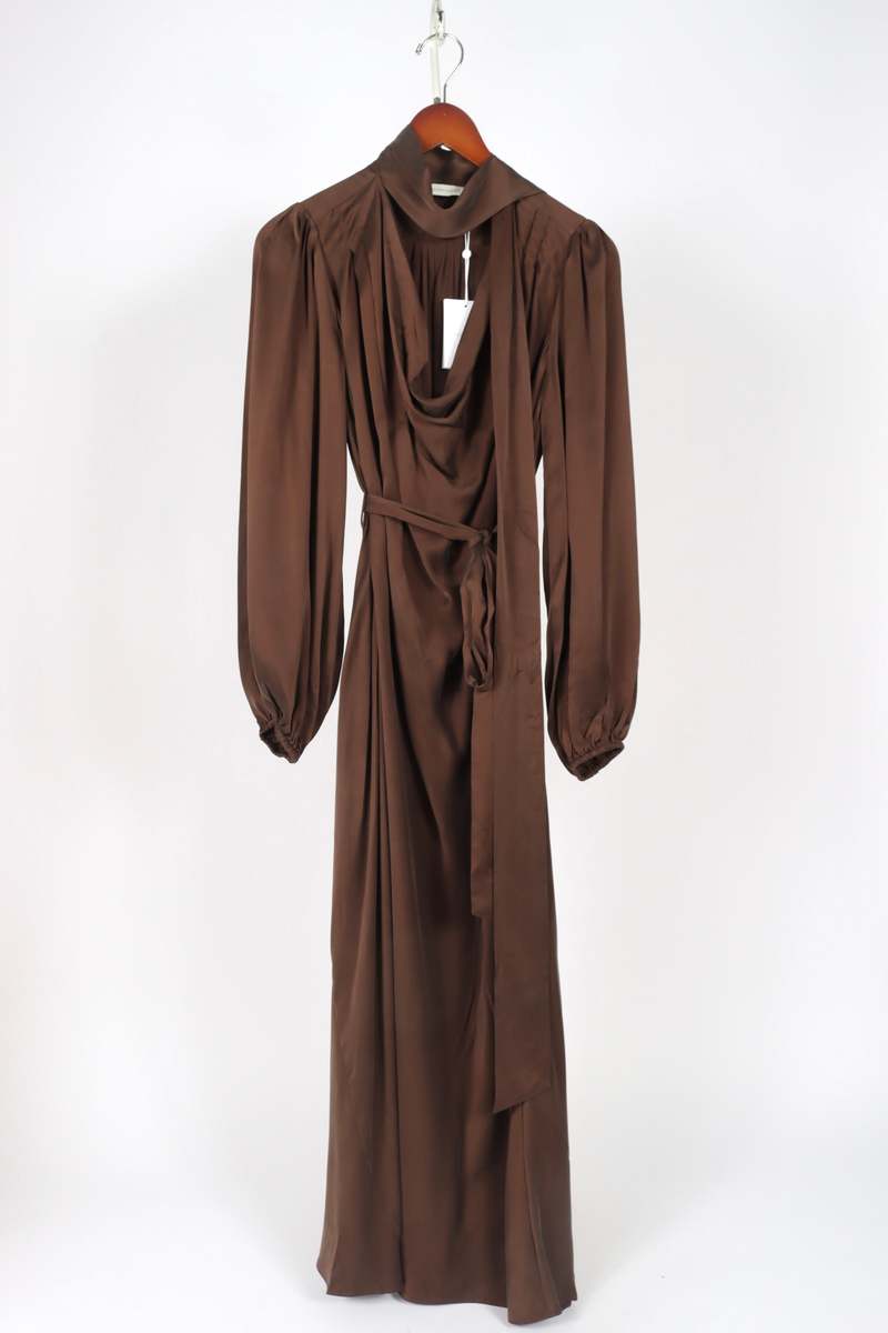 black jersey maxi dress long sleeve LESET Lauren Long Sleeve Maxi Dress in Black in Jersey