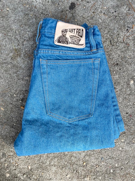 Left Field Denim Left Field NYC Greaser Jeans - Rodeo Blue Denim | Garmentory