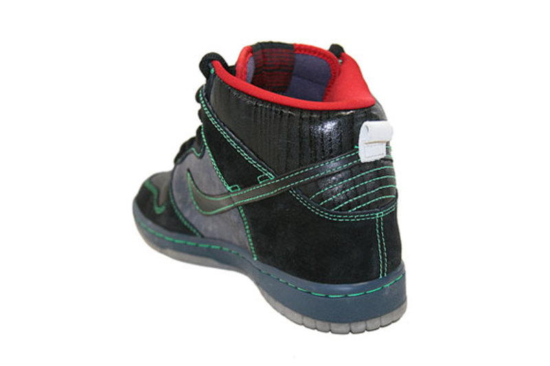 Nike SB Dunk High Premium Twin Peaks Black/Black on Garmentory