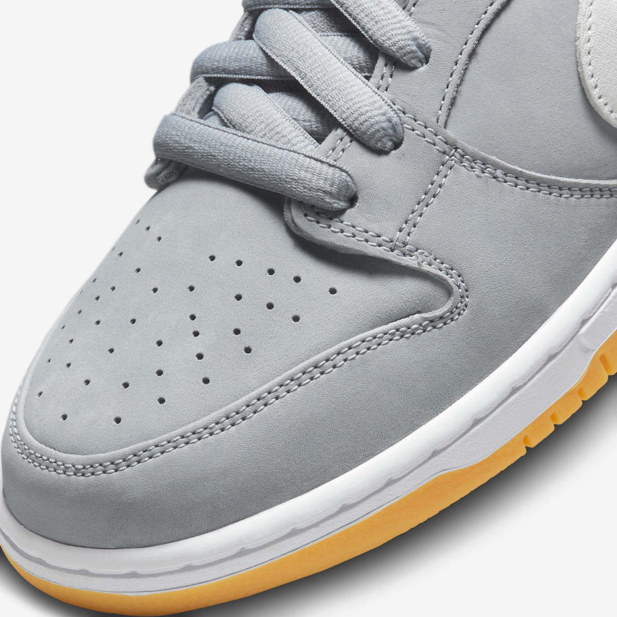 Nike SB Dunk Low ISO Orange Label Wolf - DV5464 001 - Grey Gum 