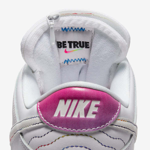 Nike SB Dunk Low Pro Be True Shoes - White Multi | Garmentory display picture 3