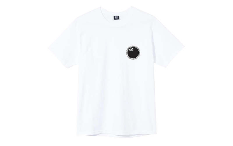 Stussy 8 Ball Dot Tee Shirt - White | Garmentory