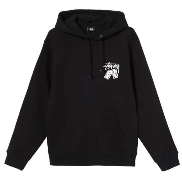 Stussy Domino Hoodie - Black | Garmentory