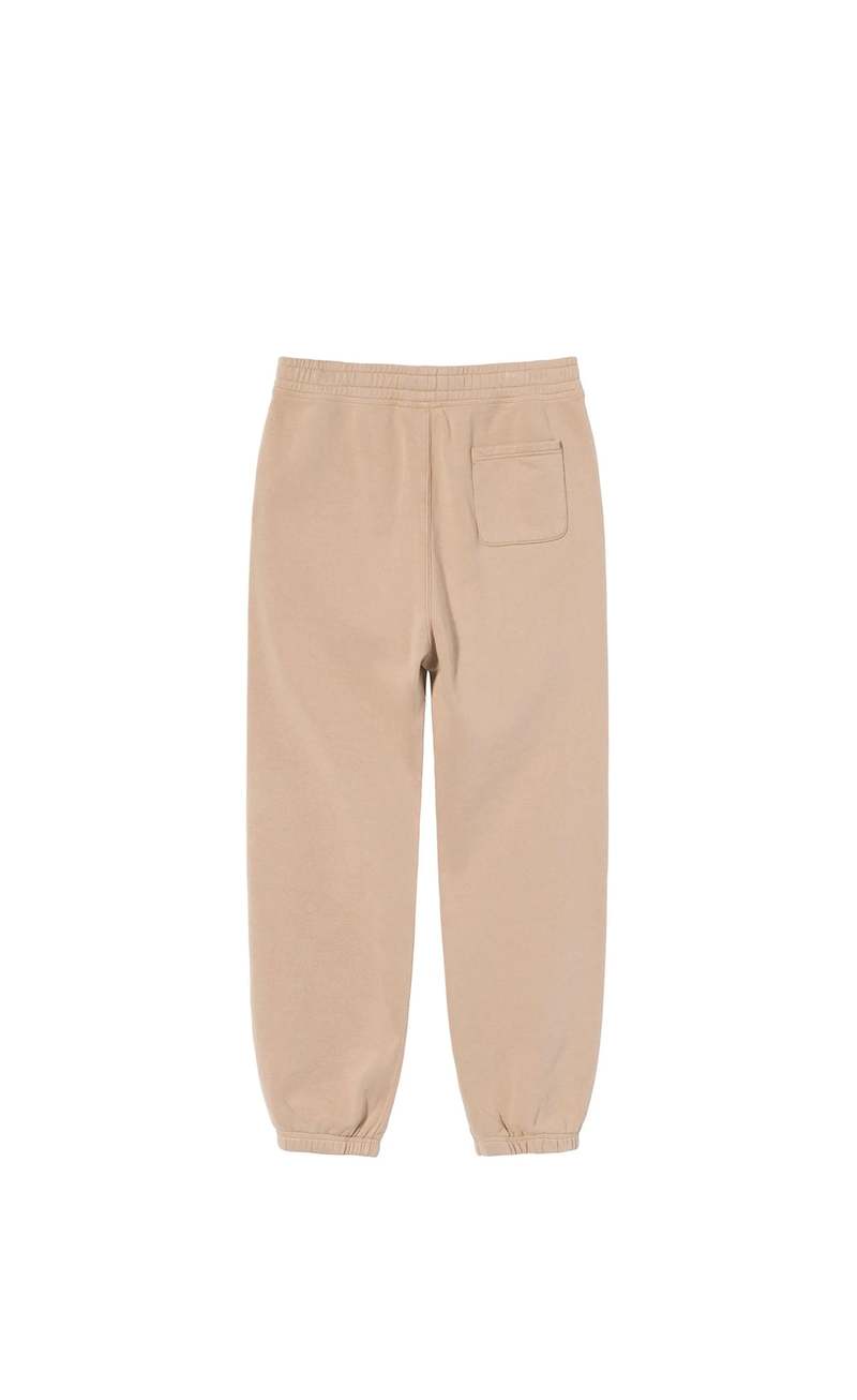 Stussy Stock Logo Sweat Pants - Tan | Garmentory