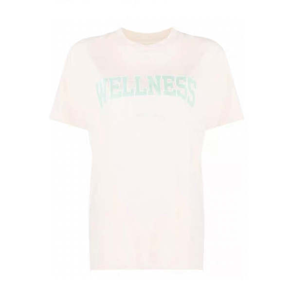 Sporty Rich Wellness Ivy T Shirt - Cream/Jade | Garmentory