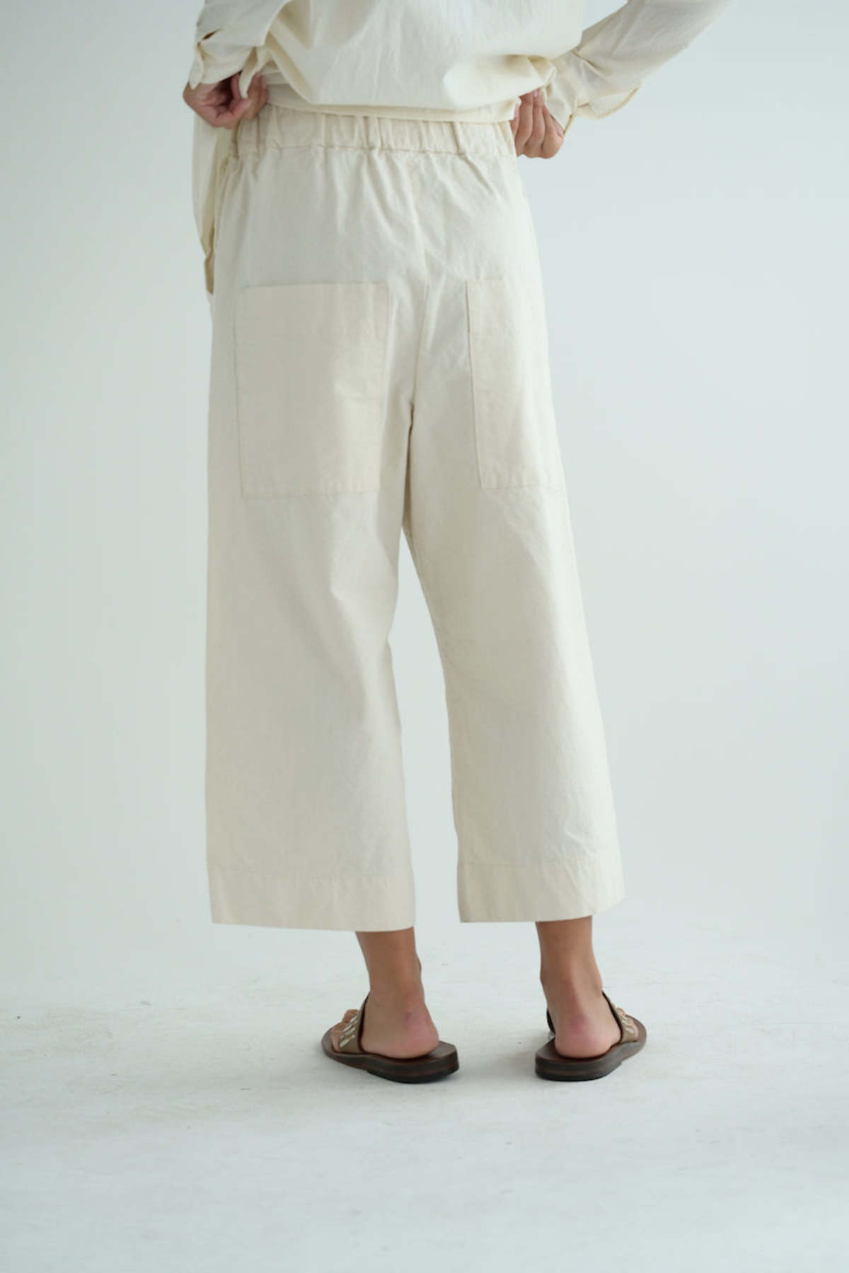 Album di Famiglia Wide & Short Trousers RC - Natural - Image 5 of 8
