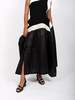 Issey Miyake Square Scheme Skirt - Black/White - Thumbnail 5