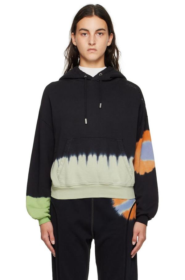Eckhaus Latta Cropped Hoodie - Atmosphere | Garmentory