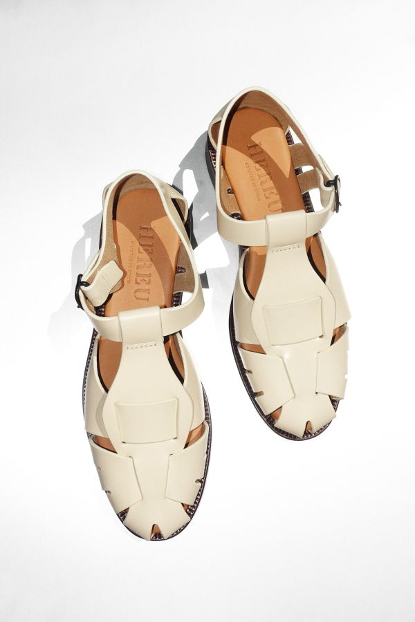 Hereu Pesca Sandals - Custard