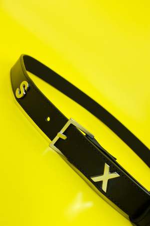 Martine Rose Leather Sex Belt - Black | Garmentory