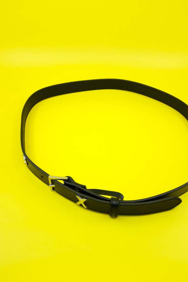 Martine Rose Leather Sex Belt - Black | Garmentory