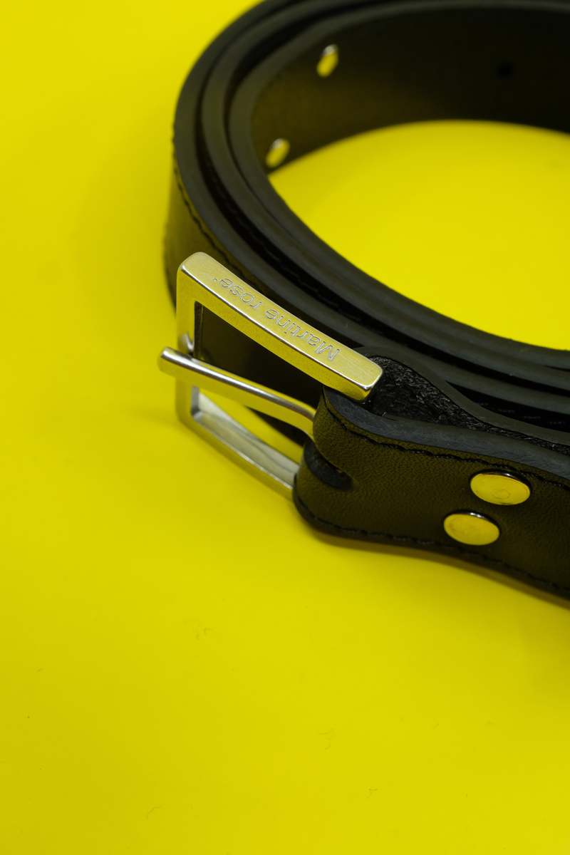 小物 Martine Rose sex belt Martine Rose 2.5cm Sex Letters Leather Belt in Black for Men