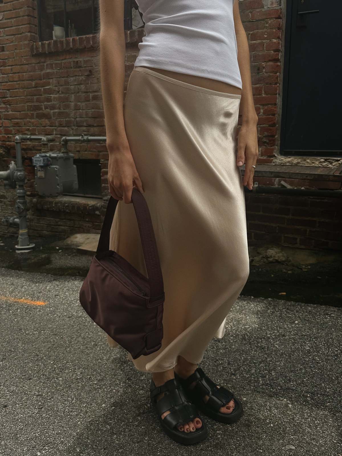 Sophie Rue Pearl Satin Dani Maxi Skirt - Image 2 of 5