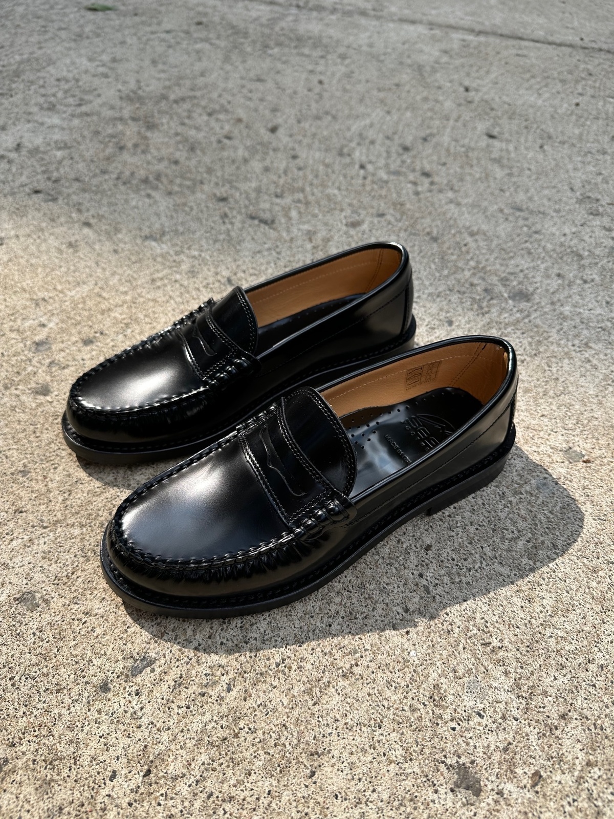 SHISEI シーセイ　SQUARE LOAFERS BLACK 36 SQUARE LOAFERS / BLACK – SHISEI