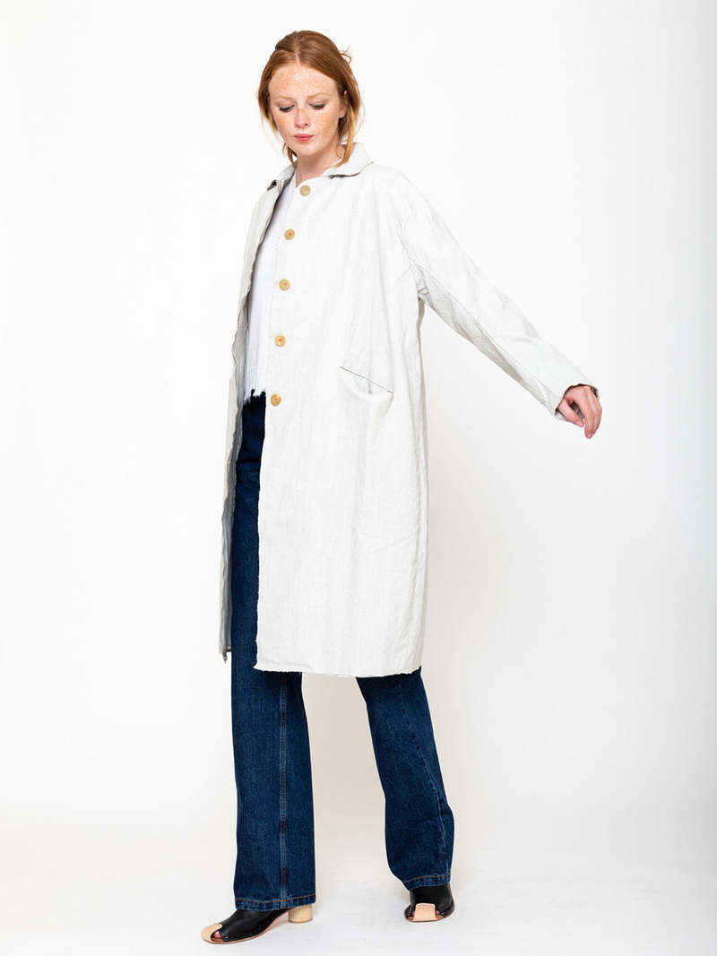 H+ Hannoh Wessel Marina Coat - Natural | Garmentory