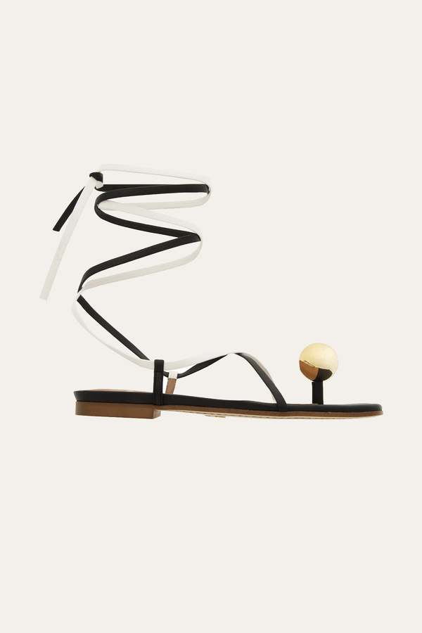 Brother White Sandals Strappy Flat Sole Shoreline Sandal in Ivory – Brother Vellies main image 4