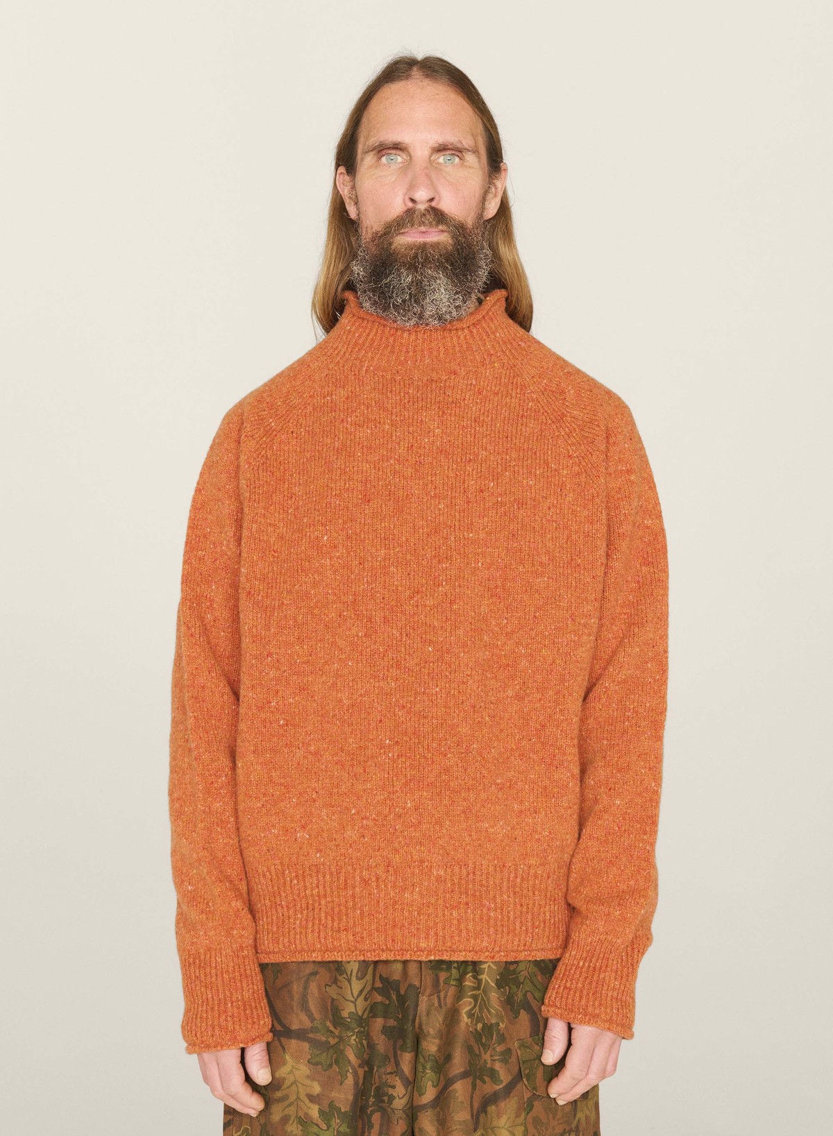 YMC Diddy Roll Neck - Orange | Garmentory